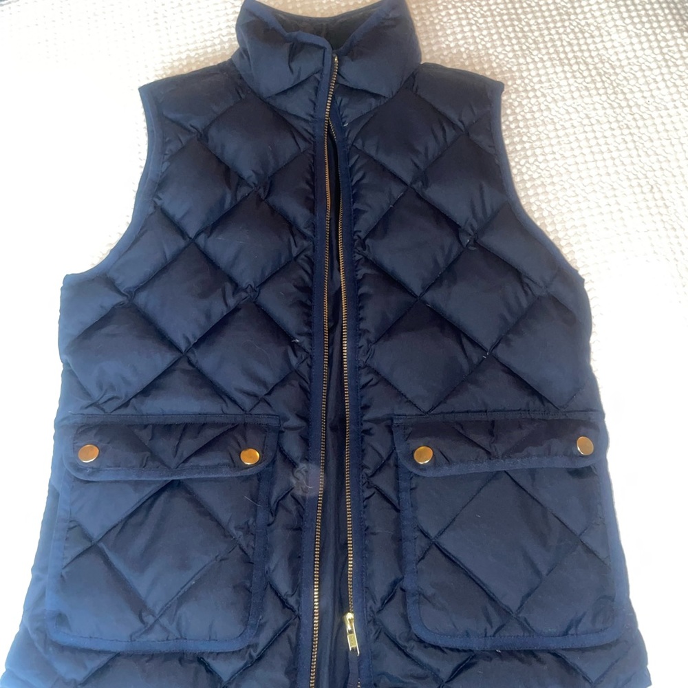 Navy jCrew vest